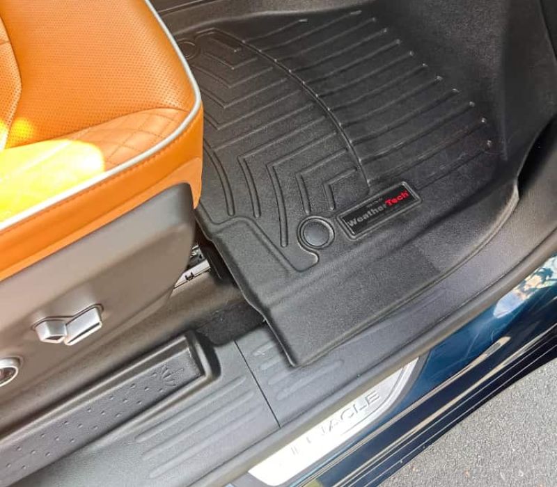 Passenger side interior after