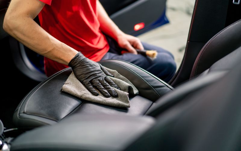 Cleaning car interior