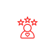 stars person icon