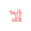 vacuum car seat icon